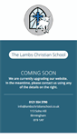 Mobile Screenshot of lambschristianschool.co.uk